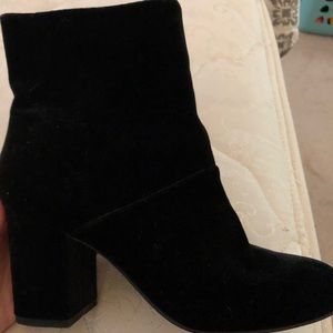 American Eagle Outfitters Velvet Ankle Boots